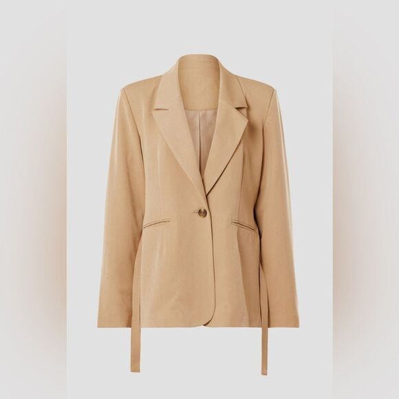 Great Jones Tan Blazer L NWT in packaging - Picture 5 of 10